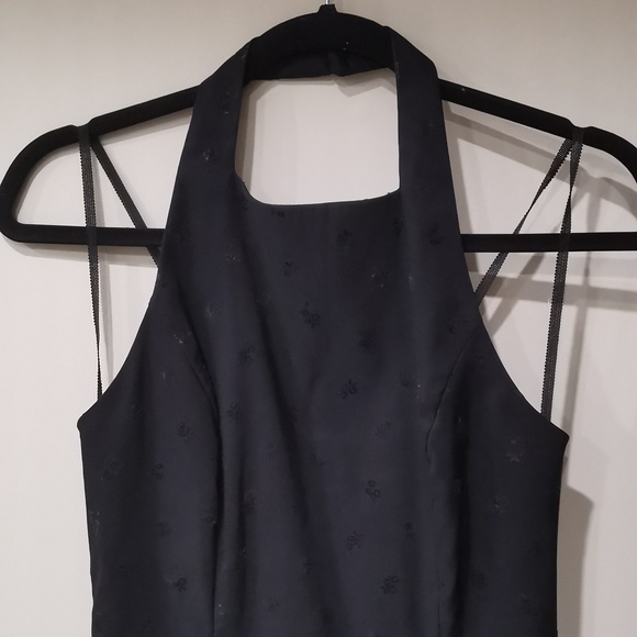 Be Smart | Little Black Halter Dress - Picture 2 of 3